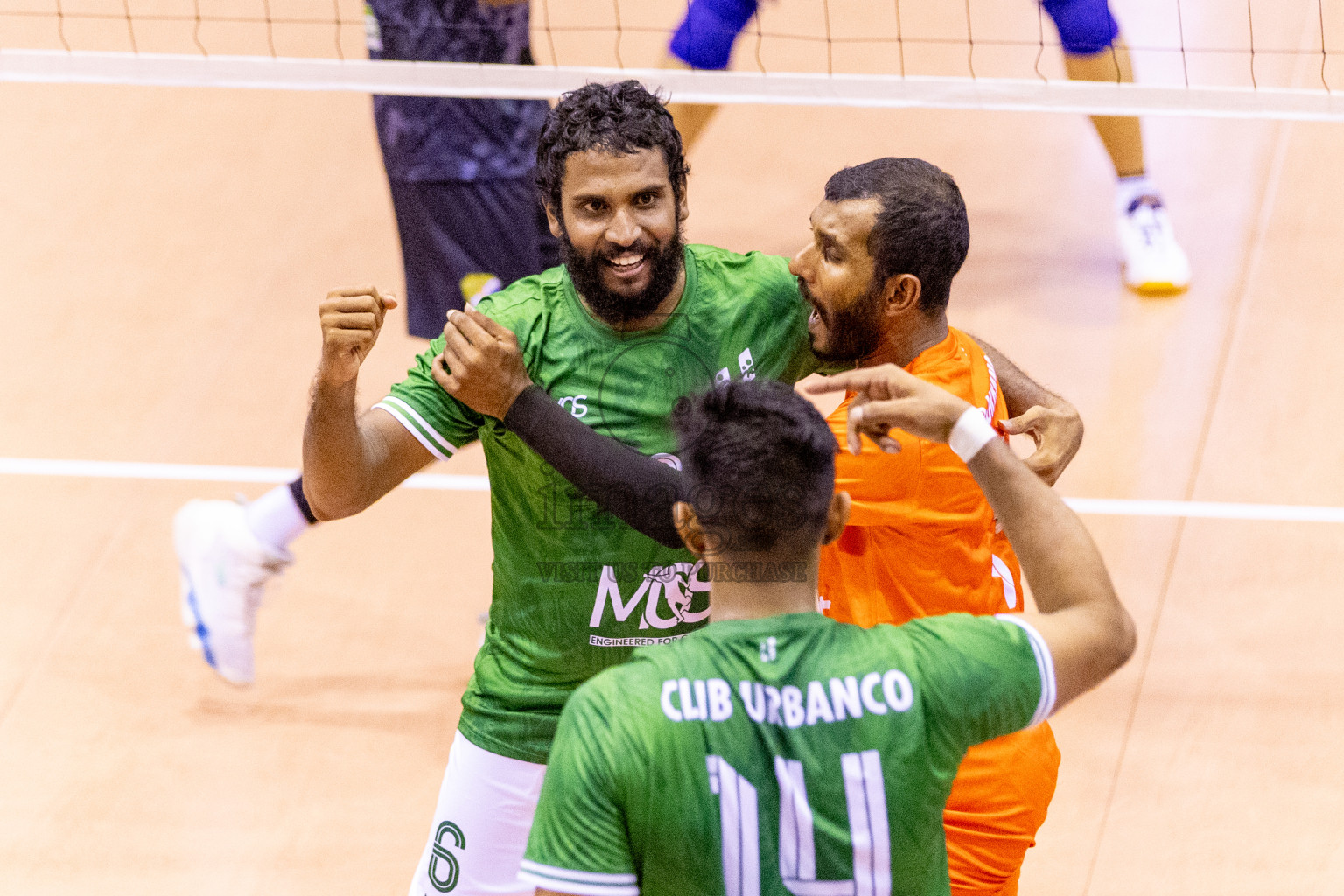 Final of Men's Division of Volleyball Association Cup 2023 held in Male', Maldives on Wednesday, 10th January 2024 at Social Center Indoor Hall Photos By: Nausham Waheed /images.mv