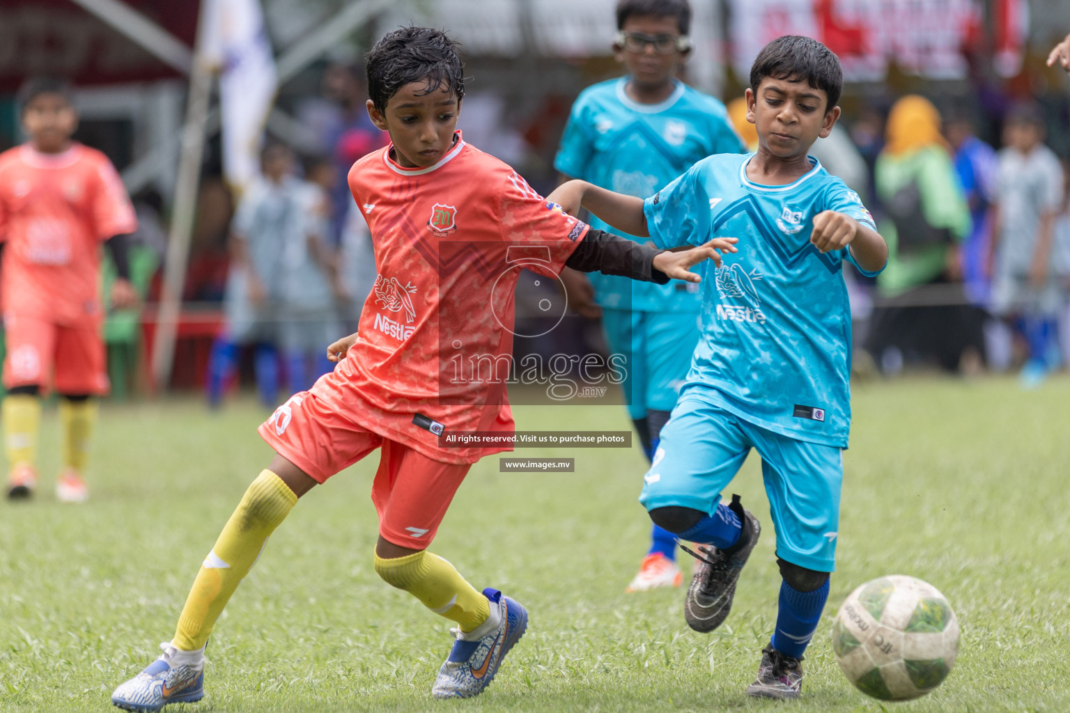 Day 1 of Nestle kids football fiesta, held in Henveyru Football Stadium, Male', Maldives on Wednesday, 11th October 2023 Photos: Shut Abdul Sattar/ Images.mv