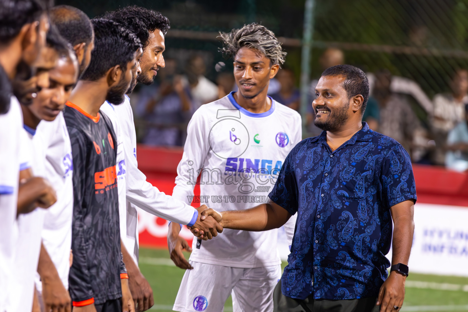 HA Ihavandhoo vs HA Maarandhoo in Day 9 of Golden Futsal Challenge 2024 was held on Tuesday, 23rd January 2024, in Hulhumale', Maldives
Photos: Ismail Thoriq / images.mv