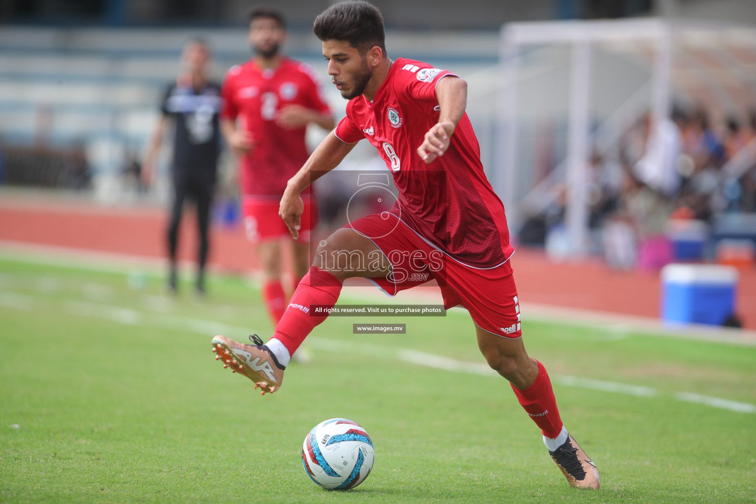 Lebanon vs Maldives in SAFF Championship 2023 held in Sree Kanteerava Stadium, Bengaluru, India, on Tuesday, 28th June 2023. Photos: Nausham Waheed, Hassan Simah / images.mv