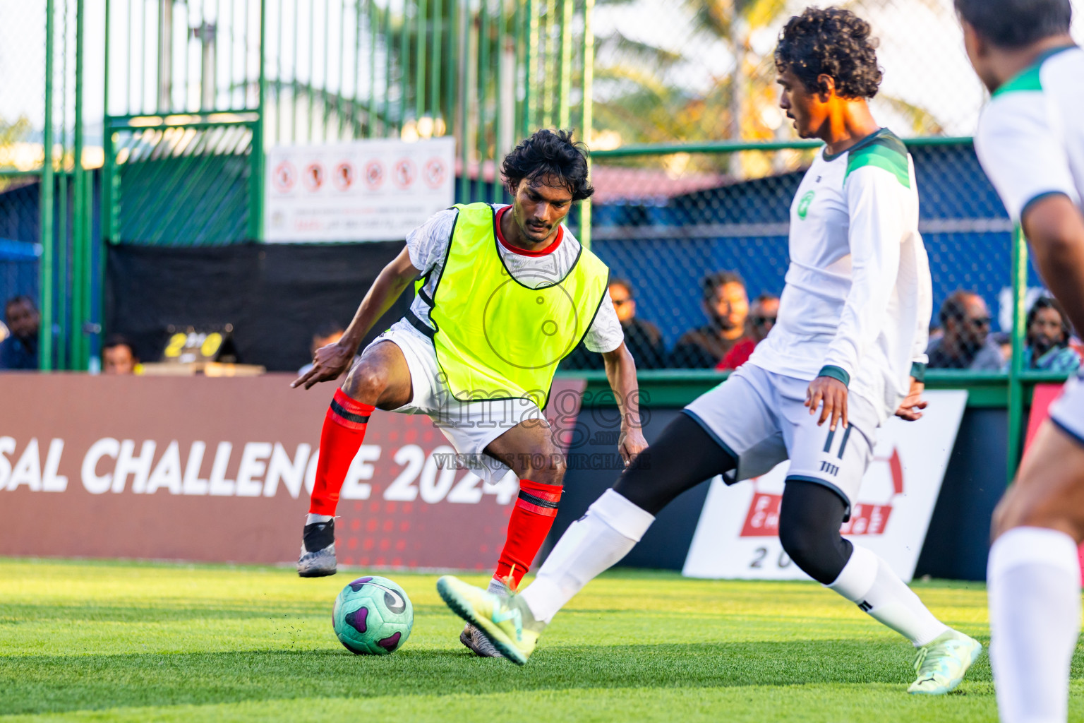 Giraavarians vs Anakee SC in Day 7 of BG Futsal Challenge 2024 was held on Monday, 18th March 2024, in Male', Maldives Photos: Nausham Waheed / images.mv