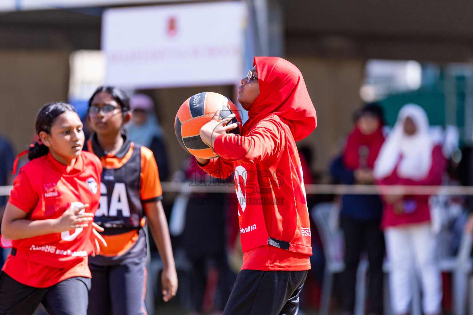 Day 3 of Nestle' Kids Netball Fiesta 2023 held in Henveyru Stadium, Male', Maldives on Saturday, 2nd December 2023. Photos by Nausham Waheed / Images.mv