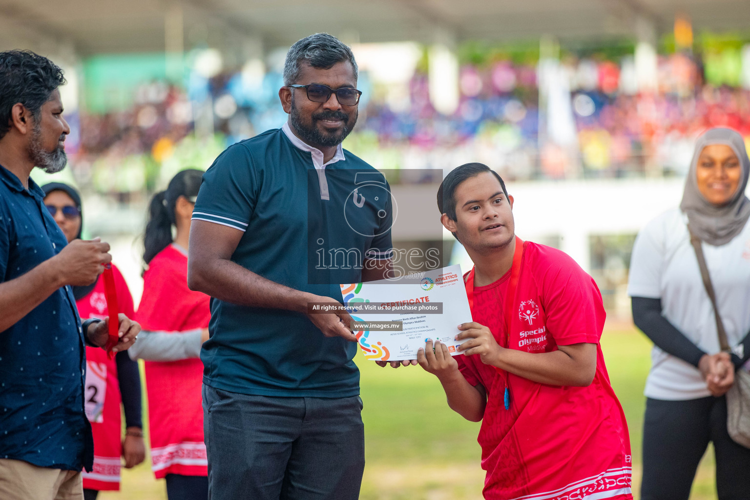 Day one of Inter School Athletics Championship 2023 was held at Hulhumale' Running Track at Hulhumale', Maldives on Saturday, 14th May 2023. Photos: Nausham Waheed / images.mv