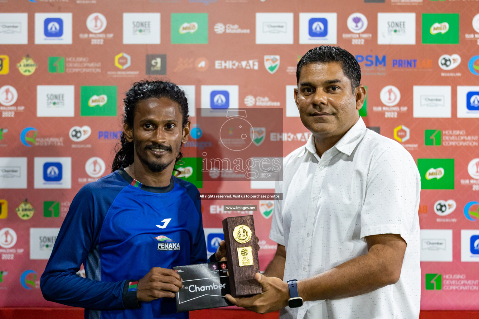 Team Fenaka vs Club Airports in Club Maldives Cup 2022 was held in Hulhumale', Maldives on Tuesday, 18th October 2022. Photos: Mohamed Mahfooz Moosa/ images.mv