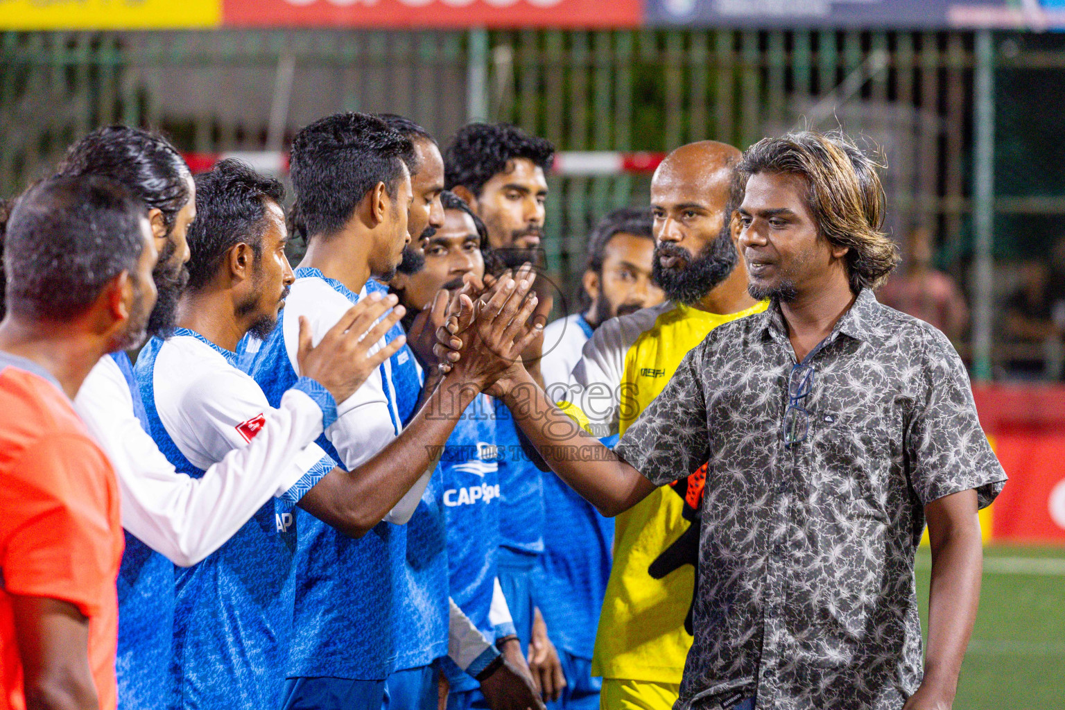 M Mulak vs M Naalaafshi on Day 34 of Golden Futsal Challenge 2024 was held on Monday, 19th February 2024, in Hulhumale', Maldives
Photos: Ismail Thoriq / images.mv