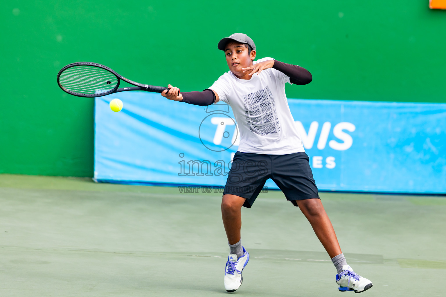 Day 5 of ATF Maldives Junior Open Tennis was held in Male' Tennis Court, Male', Maldives on Monday, 16th December 2024. Photos: Nausham Waheed/ images.mv