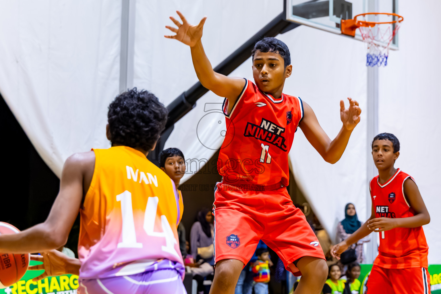 Day 2 of Milo 5 x 5 Junior Challenge 2025 - Basketball tournament held in Basketball Training Center, Male', Maldives on Friday, 10th October 2025. Photos by: Nausham Waheed / Images.mv