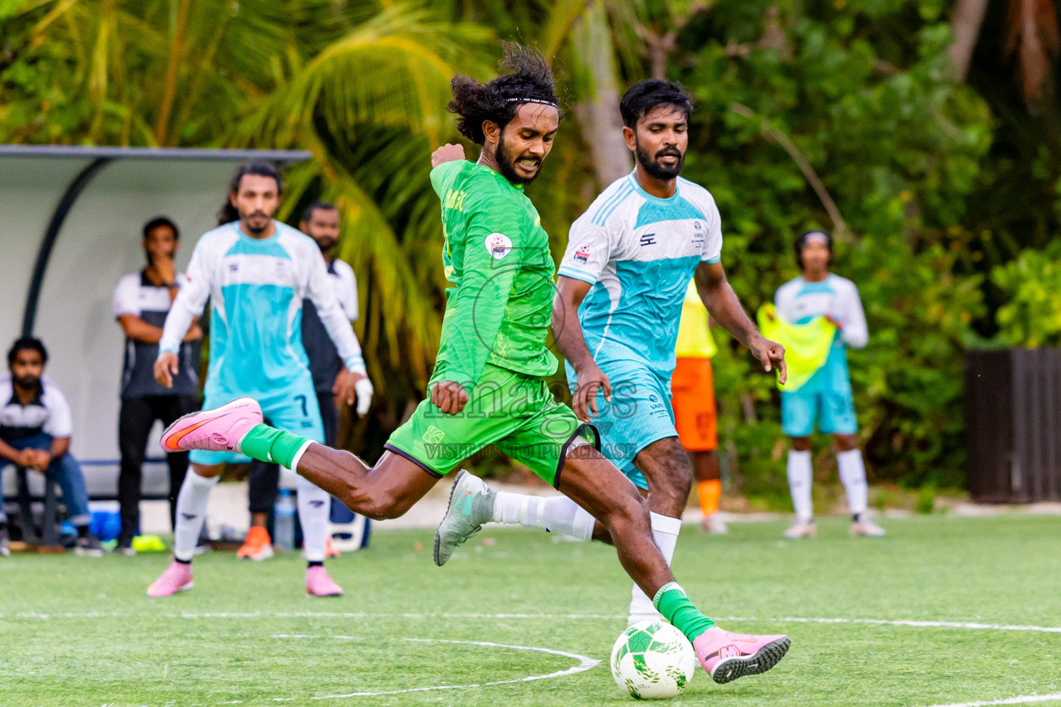 Varu vs Bandos in Semi Finals of Resort League 2025 (North Male Zone) was held on Wednesday, 24th September 2025 in One And Only Reethi Rah Maldives Resort, Photos: Nausham Waheed / images.mv