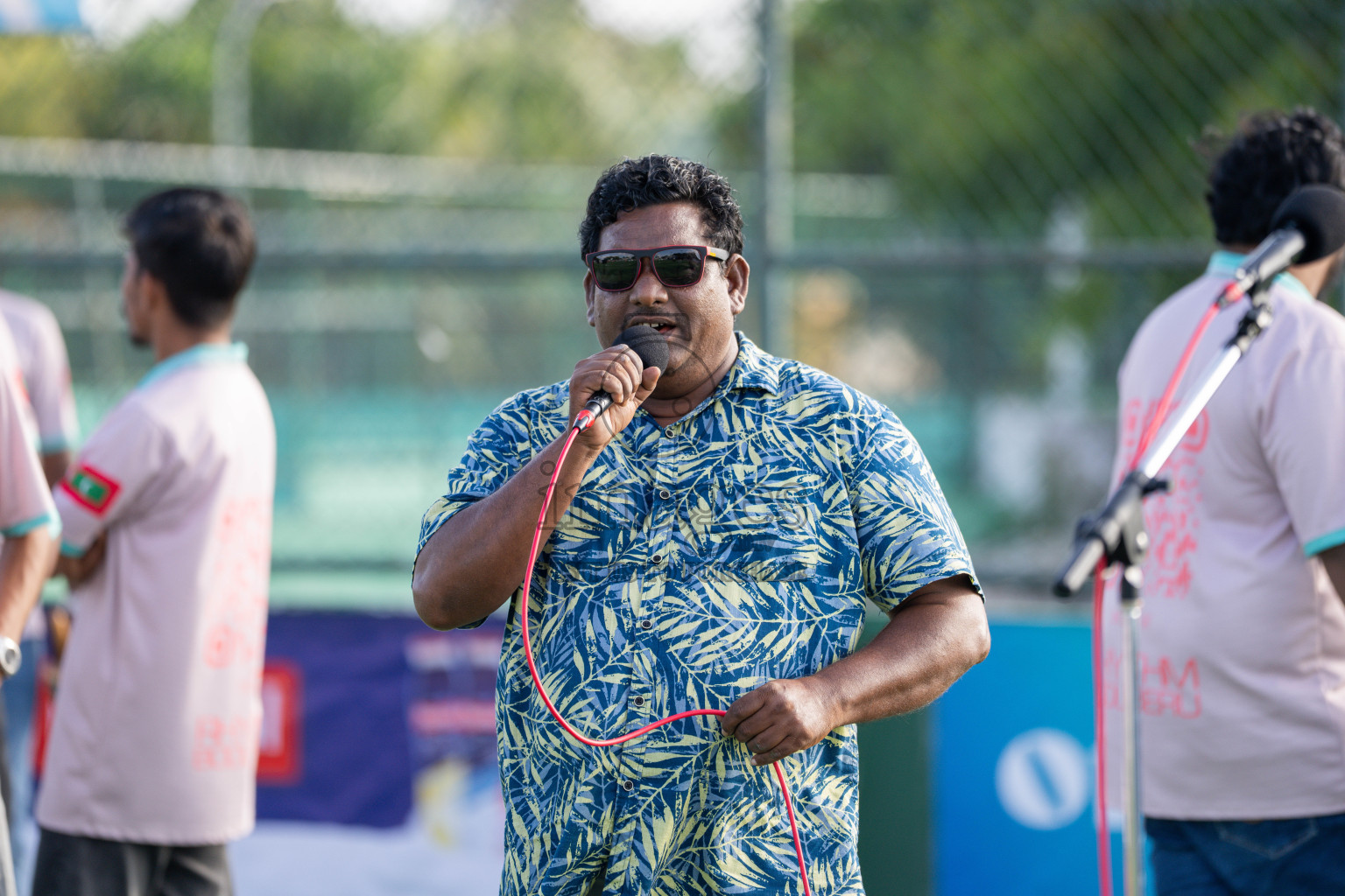Opening Ceremony in Day 1 - Fonadhoo Youth Futsal Challenge 2025 was held in Fonadhoo Futsal Stadium, L. Fonadhoo, Maldives on Sunday, 26th October 2025 Photos: Arif Rasheed / images.mv