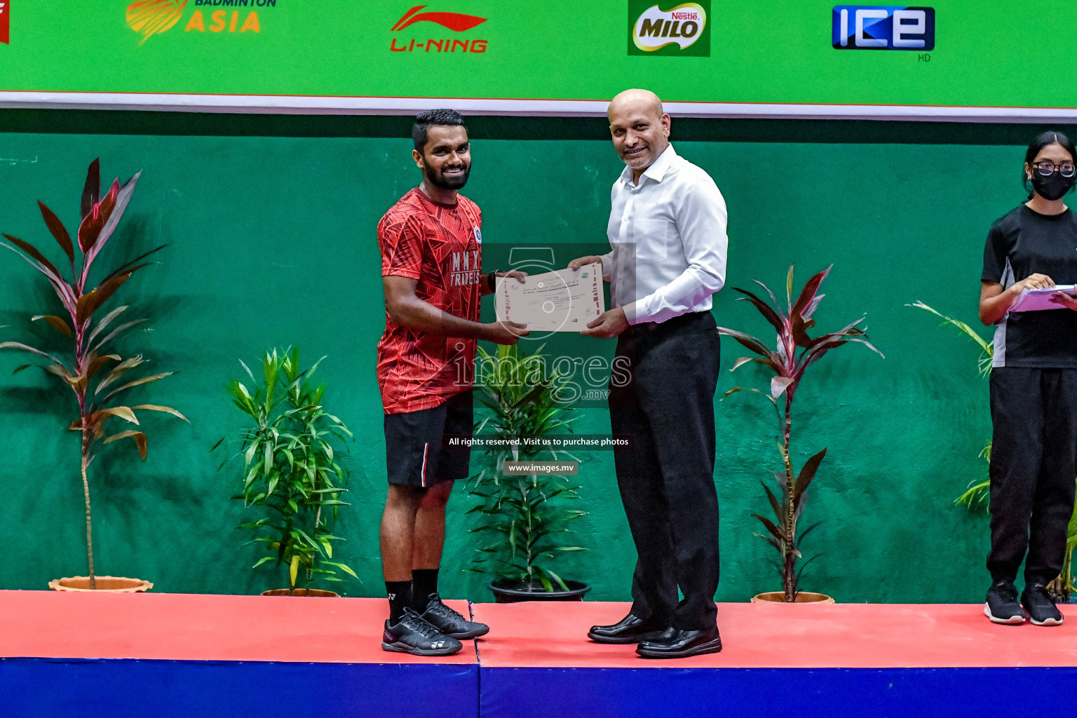 Final of 6th Office Company Badmintion Championship held in Male', Maldives Photos: Nausham Waheed / Images.mv