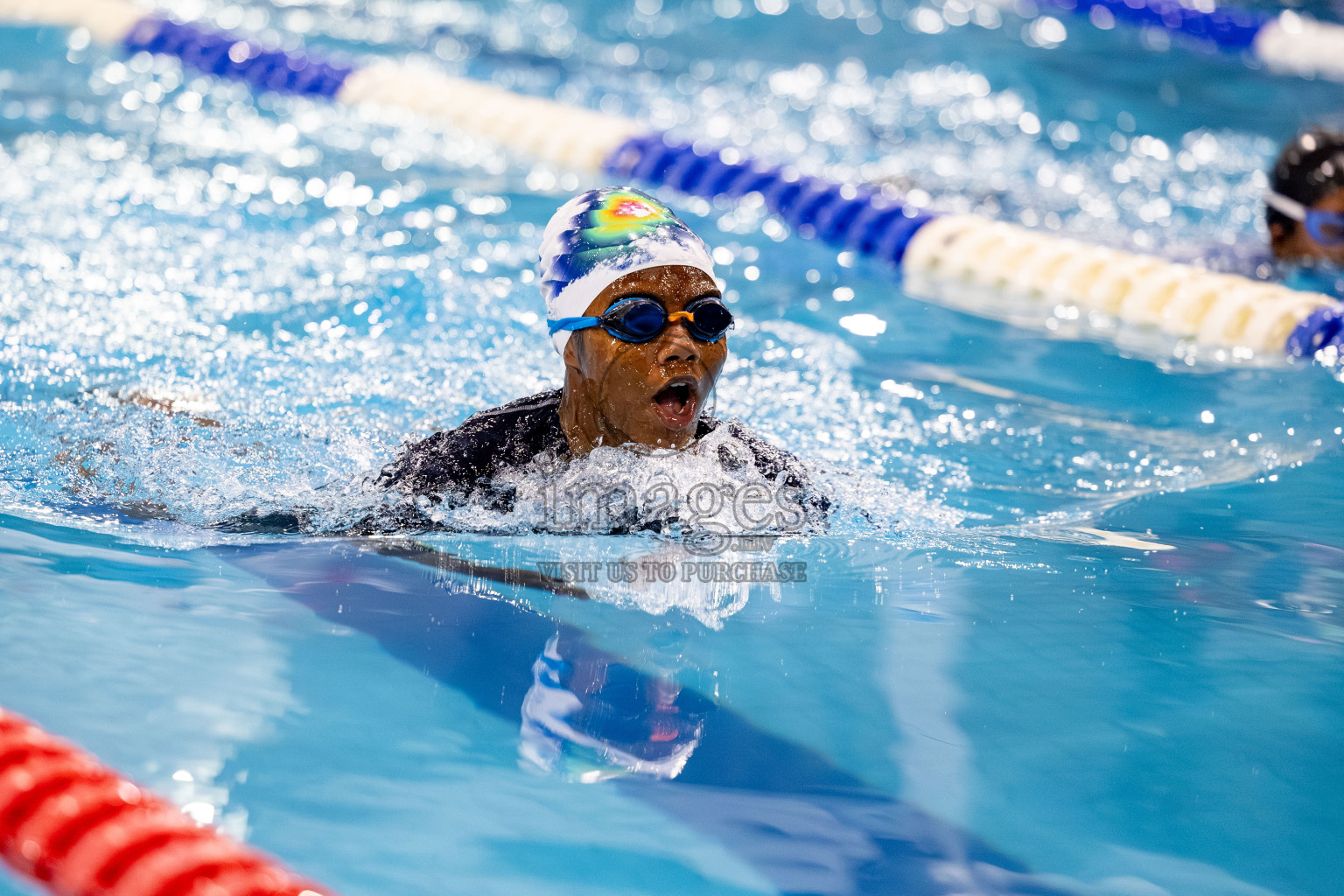 Day 5 of BML 21st Interschool Swimming Competition 2025 was held in Hulhumale' Swimming Pool, Hulhumale', Maldives on Wednesday, 15th October 2025. 
Photos: Hassan Simah / images.mv