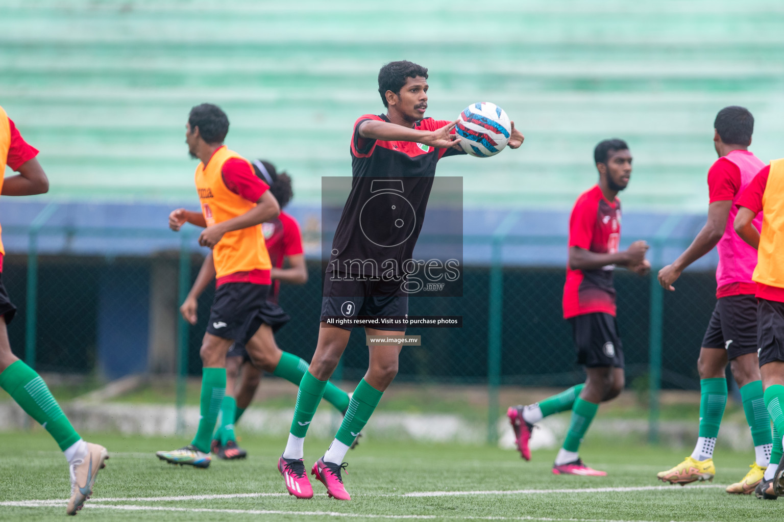 SAFF Championship training session of Team Maldives in Bangalore on Tuesday, 21st June 2023. Photos: Nausham Waheed / images.mv