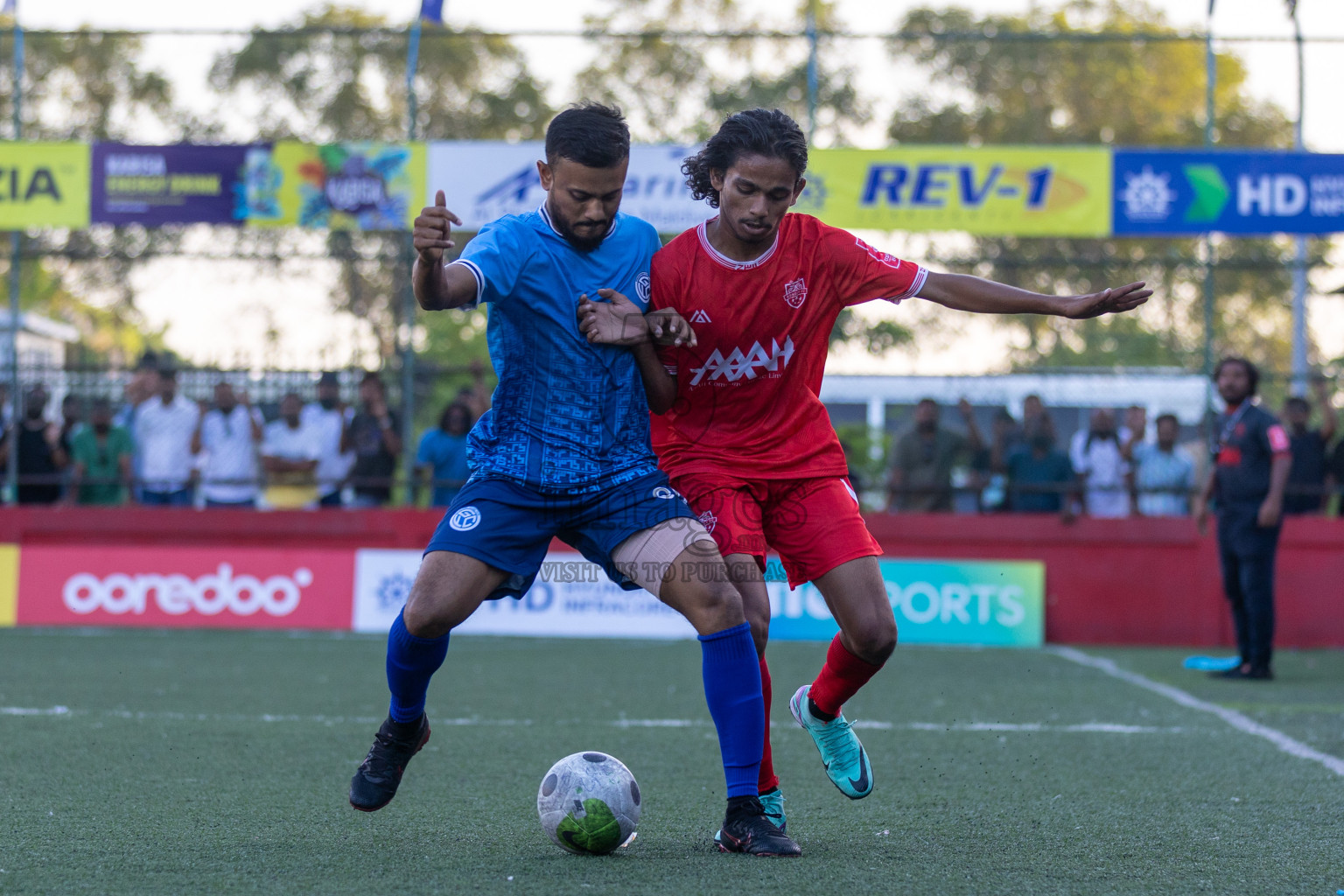 GA Kondey vs GA Gemanafushi in Day 5 of Golden Futsal Challenge 2024 was held on Friday, 19th January 2024, in Hulhumale', Maldives Photos: Mohamed Mahfooz Moosa / images.mv