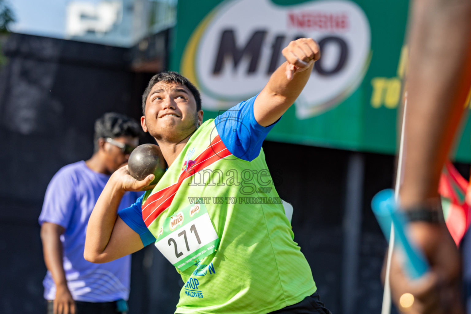 Day 3 of 33rd National Athletics Championship was held in Ekuveni Track at Male', Maldives on Saturday, 7th September 2024. Photos: Hassan Simah / images.mv