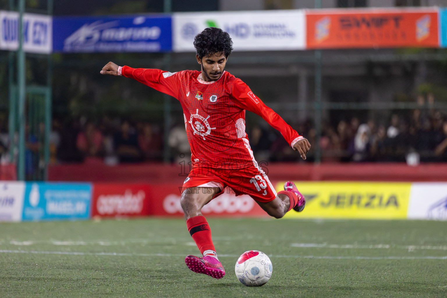 Ha. Maarandhoo vs Ha. Hoarafushi in Day 13 of Golden Futsal Challenge 2024 was held on Saturday, 27th January 2024, in Hulhumale', Maldives Photos: Mohamed Mahfooz Moosa / images.mv