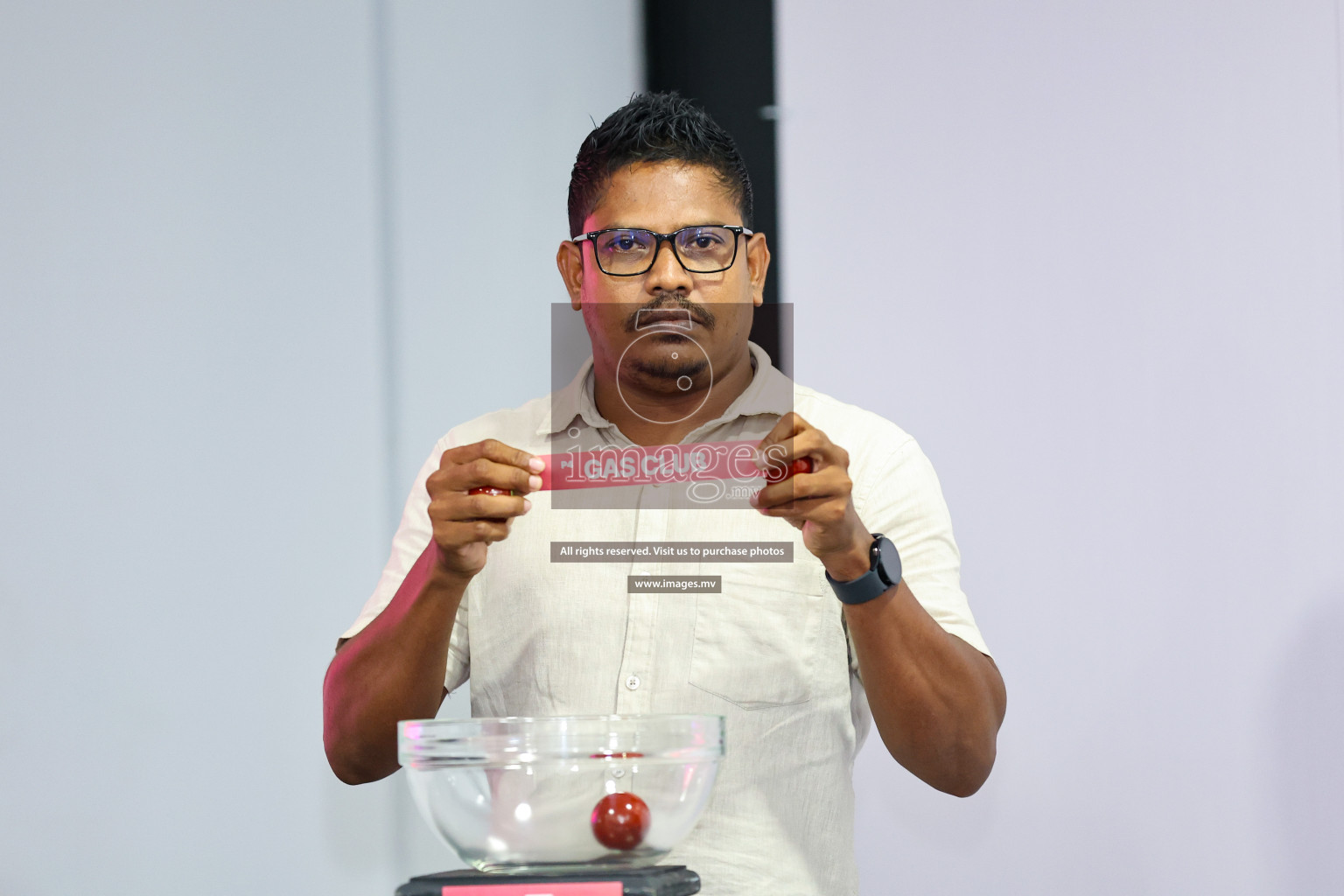 Round of 16 Draw of Club Maldives 2023 held in Boalhage Male, Maldives, on Monday, 31st July 2023 Photos: Nausham Waheed / images.mv