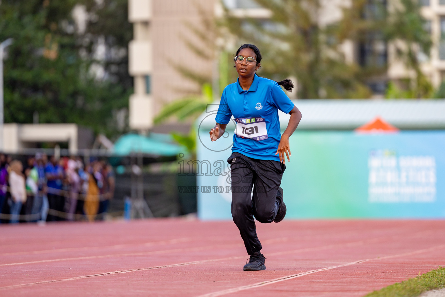 Day 2 of MWSC Interschool Athletics Championships 2024 held in Hulhumale Running Track, Hulhumale, Maldives on Sunday, 10th November 2024. 
Photos by: Hassan Simah / Images.mv