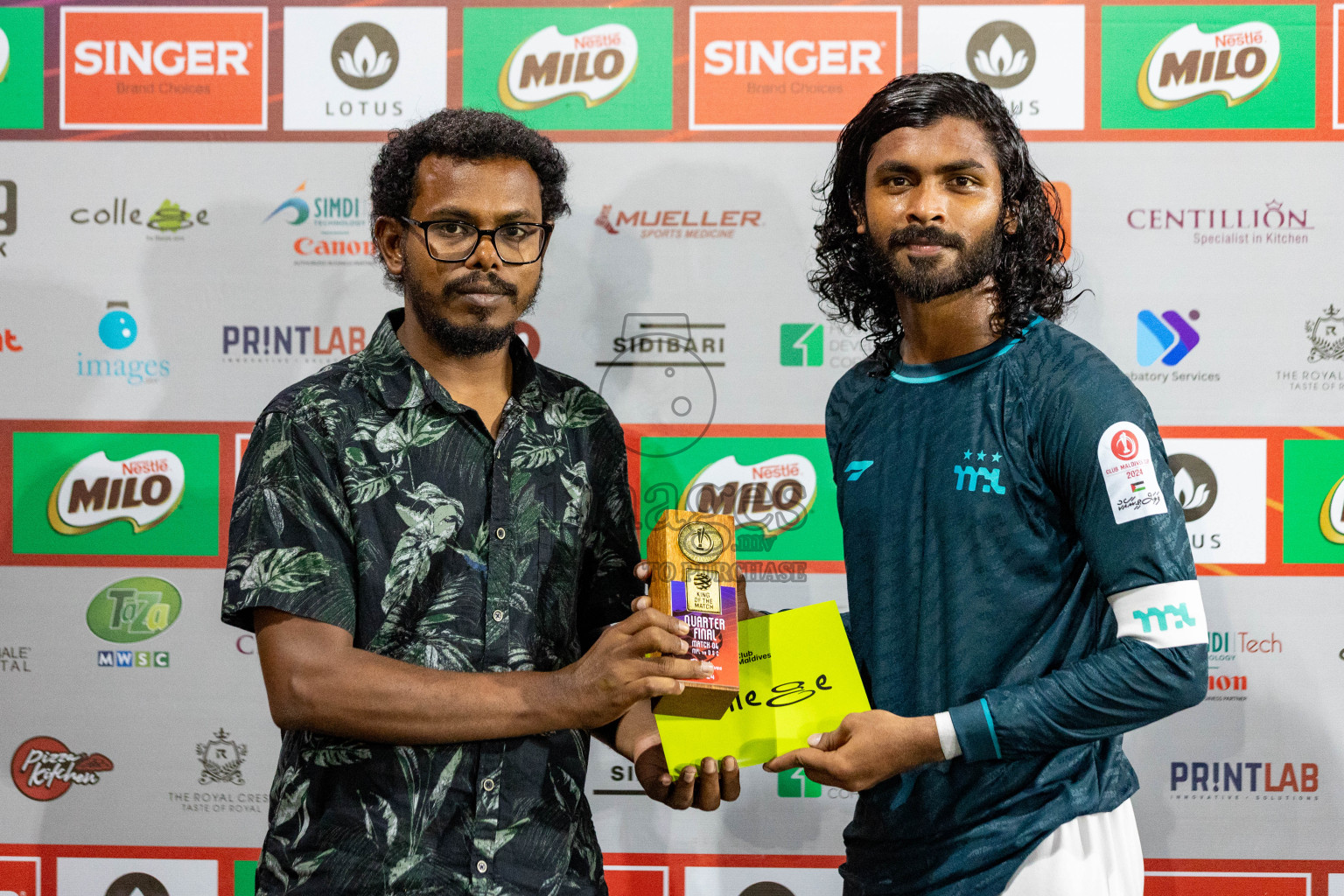 DSC vs MPL in Quarter Finals of Club Maldives Cup 2024 held in Rehendi Futsal Ground, Hulhumale', Maldives on Friday, 11th October 2024. 
Photos: Ismail Thoriq / images.mv