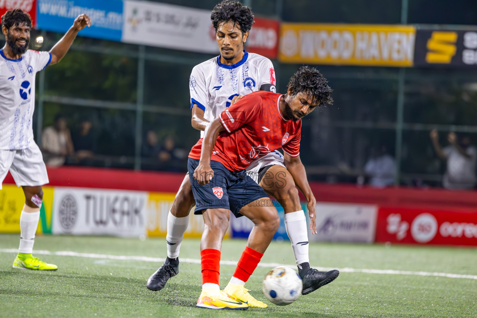 V Keyodhoo vs ADh Mahibadhoo in Zone Round on Day 30 of Golden Futsal Challenge 2025 was held on Monday , 3rd February 2025, in Hulhumale', Maldives.
Photos: Ismail Thoriq / images.mv