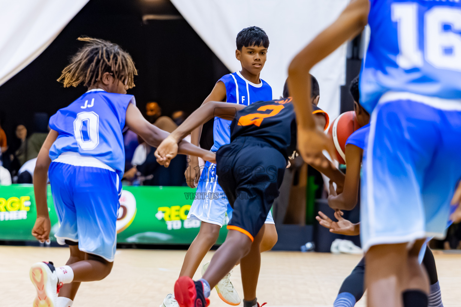 Day 2 of Milo 5 x 5 Junior Challenge 2025 - Basketball tournament held in Basketball Training Center, Male', Maldives on Friday, 10th October 2025. Photos by: Nausham Waheed / Images.mv