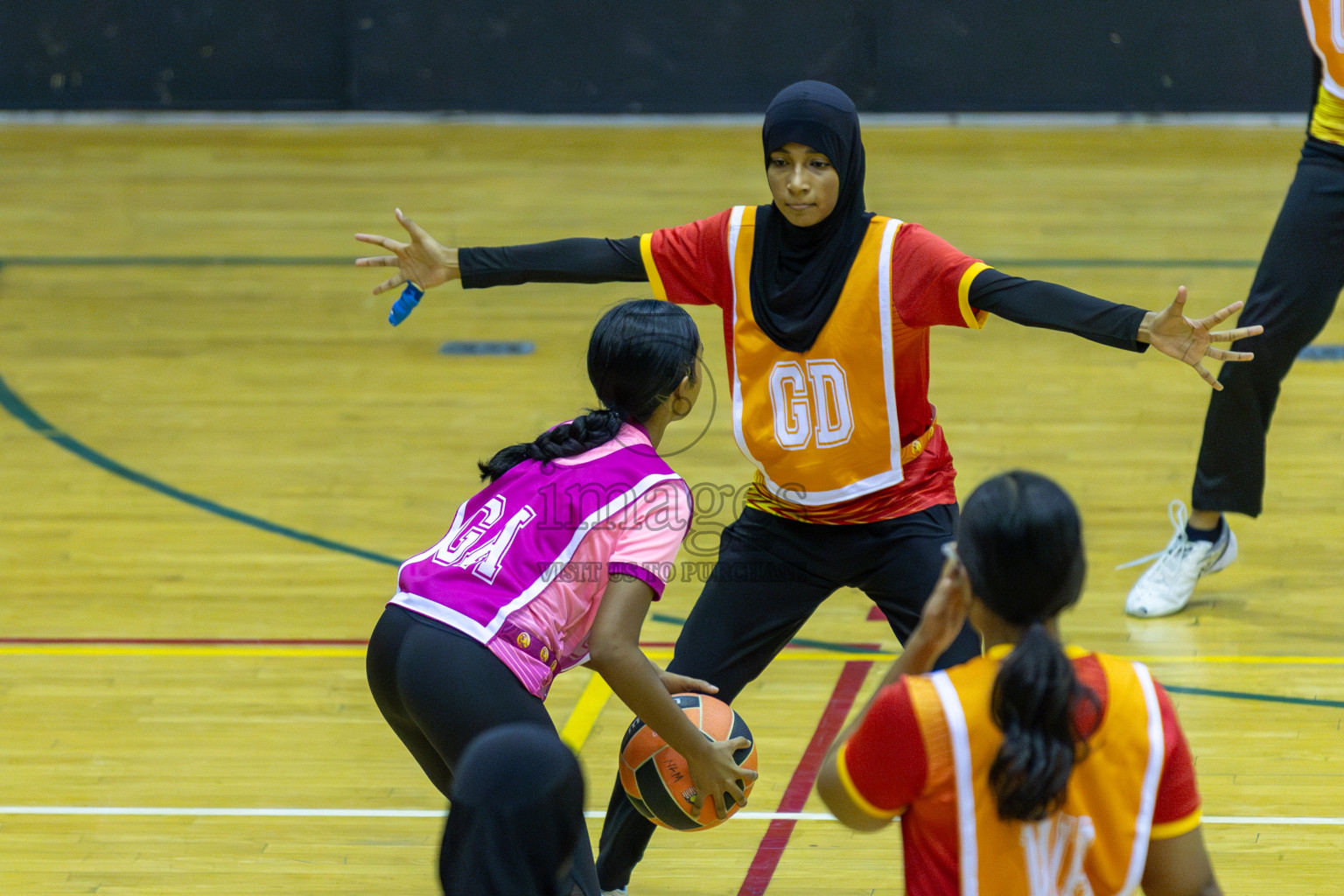 Day 3 of 21st National Netball Tournament was held in Social Canter at Male', Maldives on Friday, 10th May 2024. Photos: Mohamed Mahfooz Moosa / images.mv