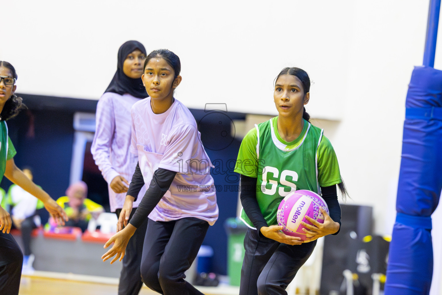 Day 5 of 26th Inter-School Netball Tournament 2025 was held in Social Center Indoor Hall on Wednesday, 22nd October 2025. Photos: Ismail Thoriq / images.mv