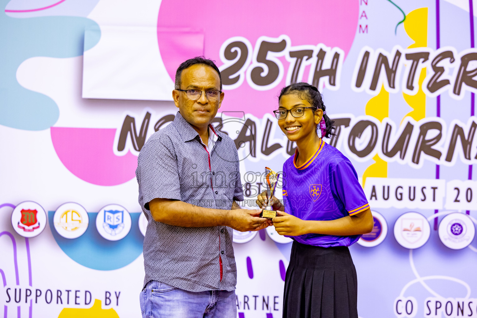 Day 11 of 25th Inter-School Netball Tournament was held in Social Center at Male', Maldives on Wednesday, 21st August 2024. Photos: Nausham Waheed / images.mv