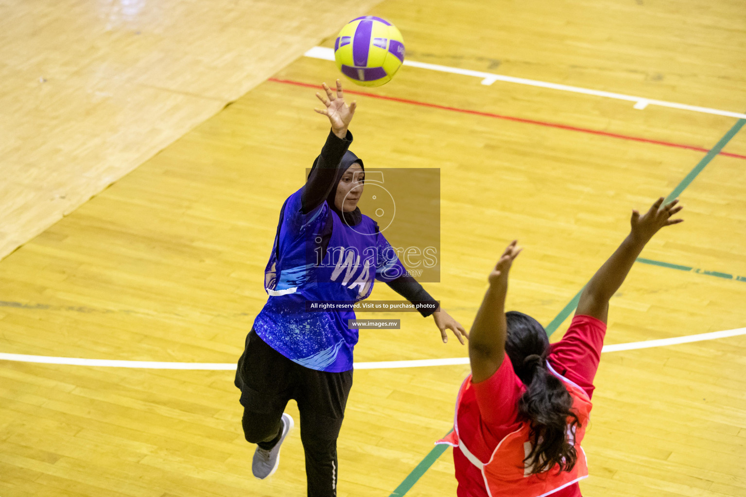 Milo National Netball Tournament 30th November 2021 at Social Center Indoor Court, Male, Maldives. Photos: Shuu & Nausham/ Images Mv