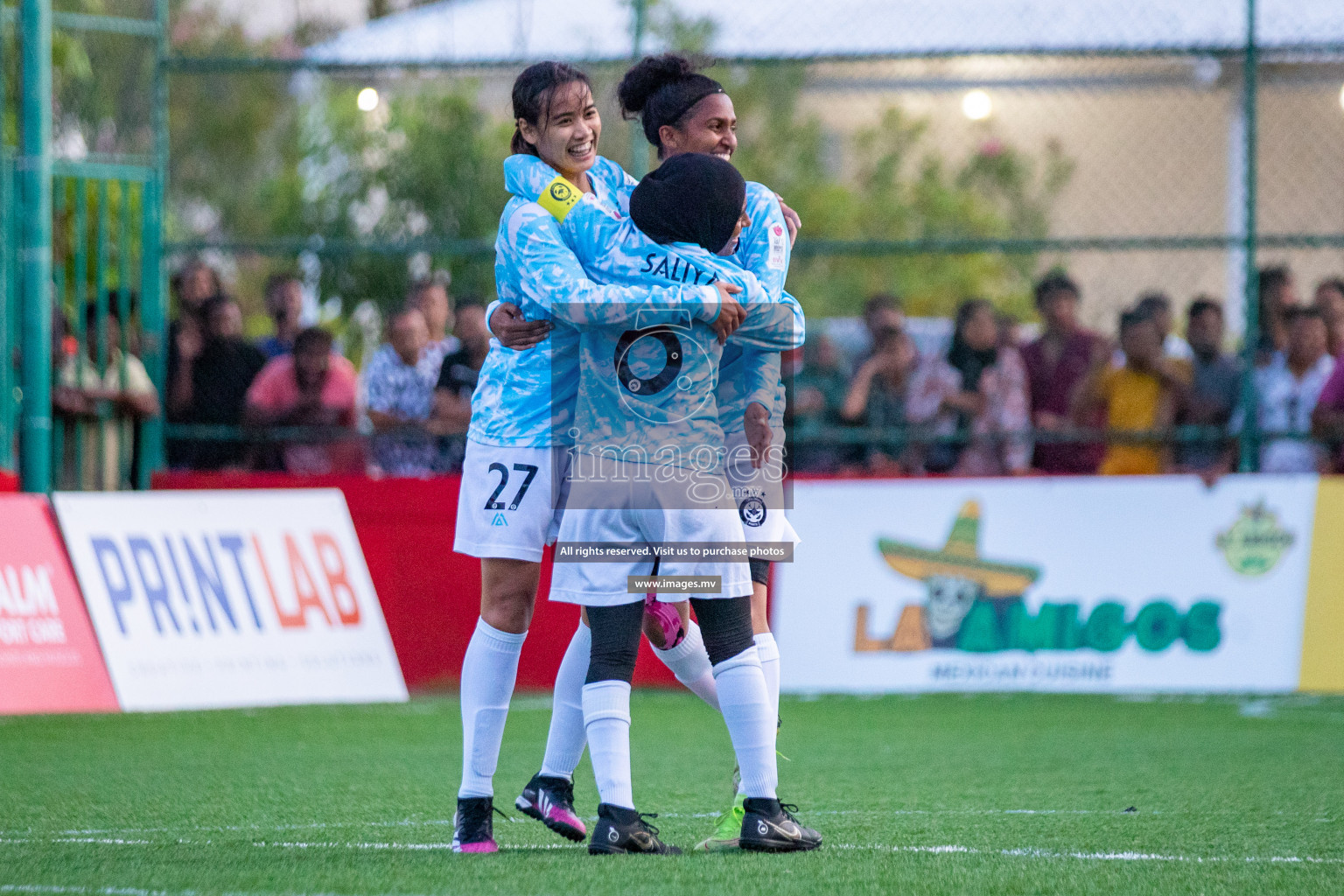 MPL vs DSC in Eighteen Thirty Women's Futsal Fiesta 2022 was held in Hulhumale', Maldives on Monday, 17th October 2022. Photos: Hassan Simah, Mohamed Mahfooz Moosa / images.mv