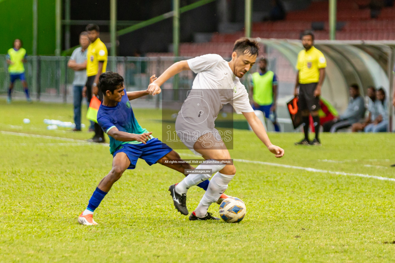 Super United Sports vs Green Streets in Ooredoo Dhivehi Premier League 2021/22 on 06 July 2022, held in National Football Stadium, Male', Maldives