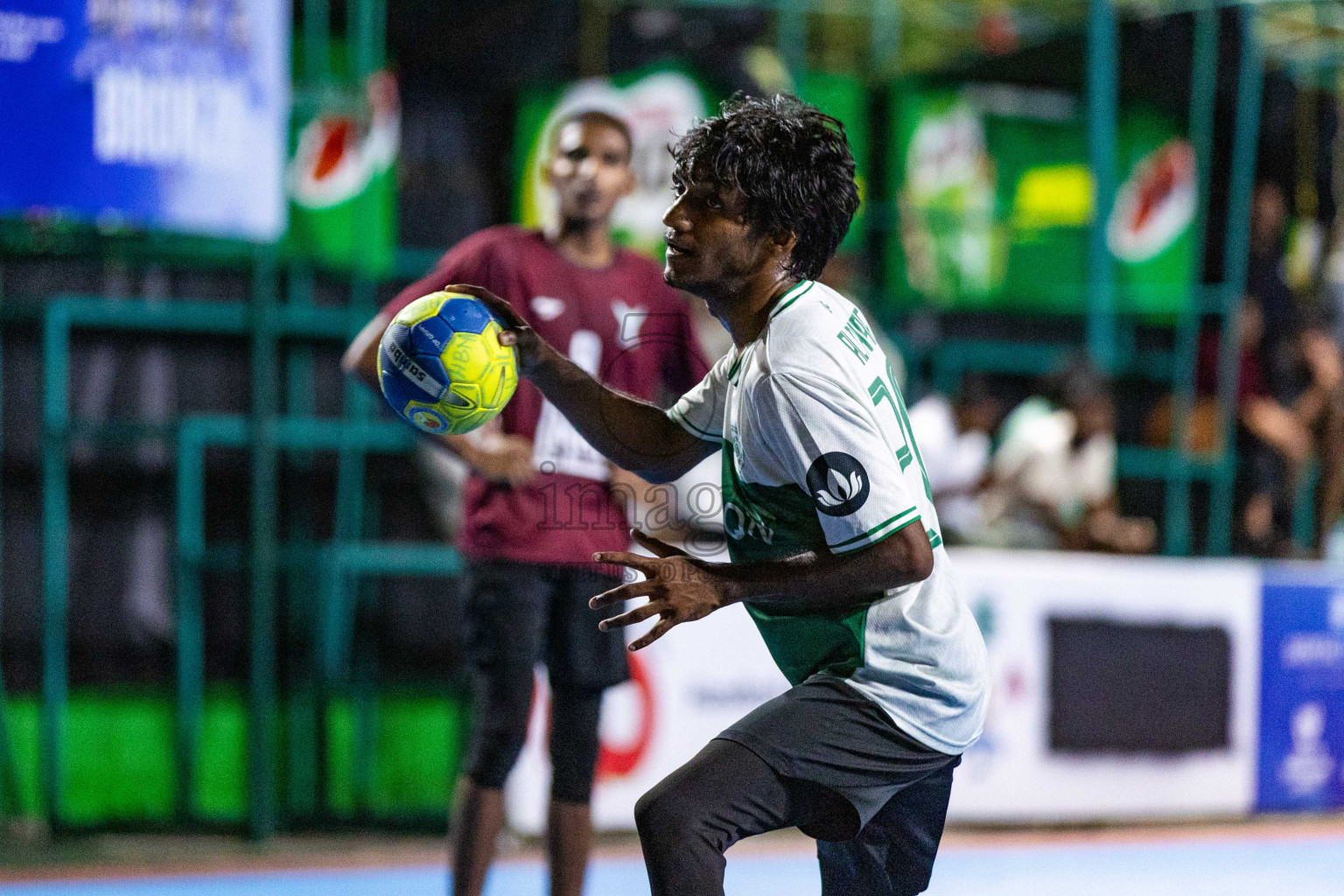 Day 17 of 10th National Handball Tournament 2023, held in Handball ground, Male', Maldives on Friday, 15th December 2023 Photos: Nausham Waheed/ Images.mv