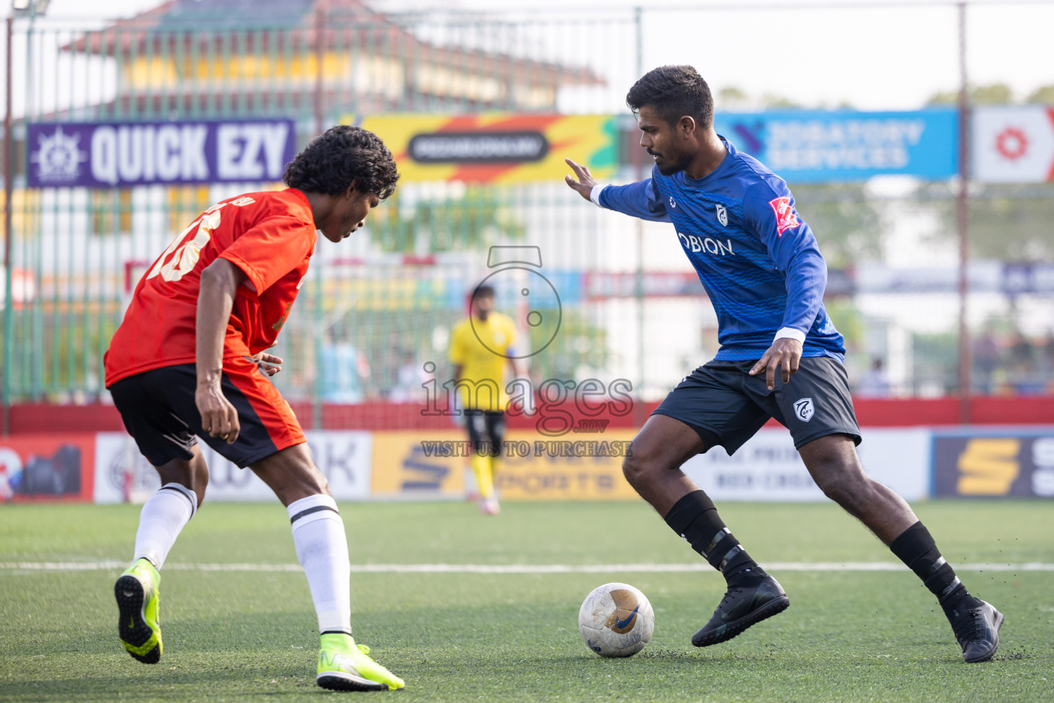 K Gaafaru vs K Himmafushi in Day 15 of Golden Futsal Challenge 2025 was held on Sunday, 19th January 2025, in Hulhumale', Maldives. Photos: Mohamed Mahfooz Moosa / images.mv