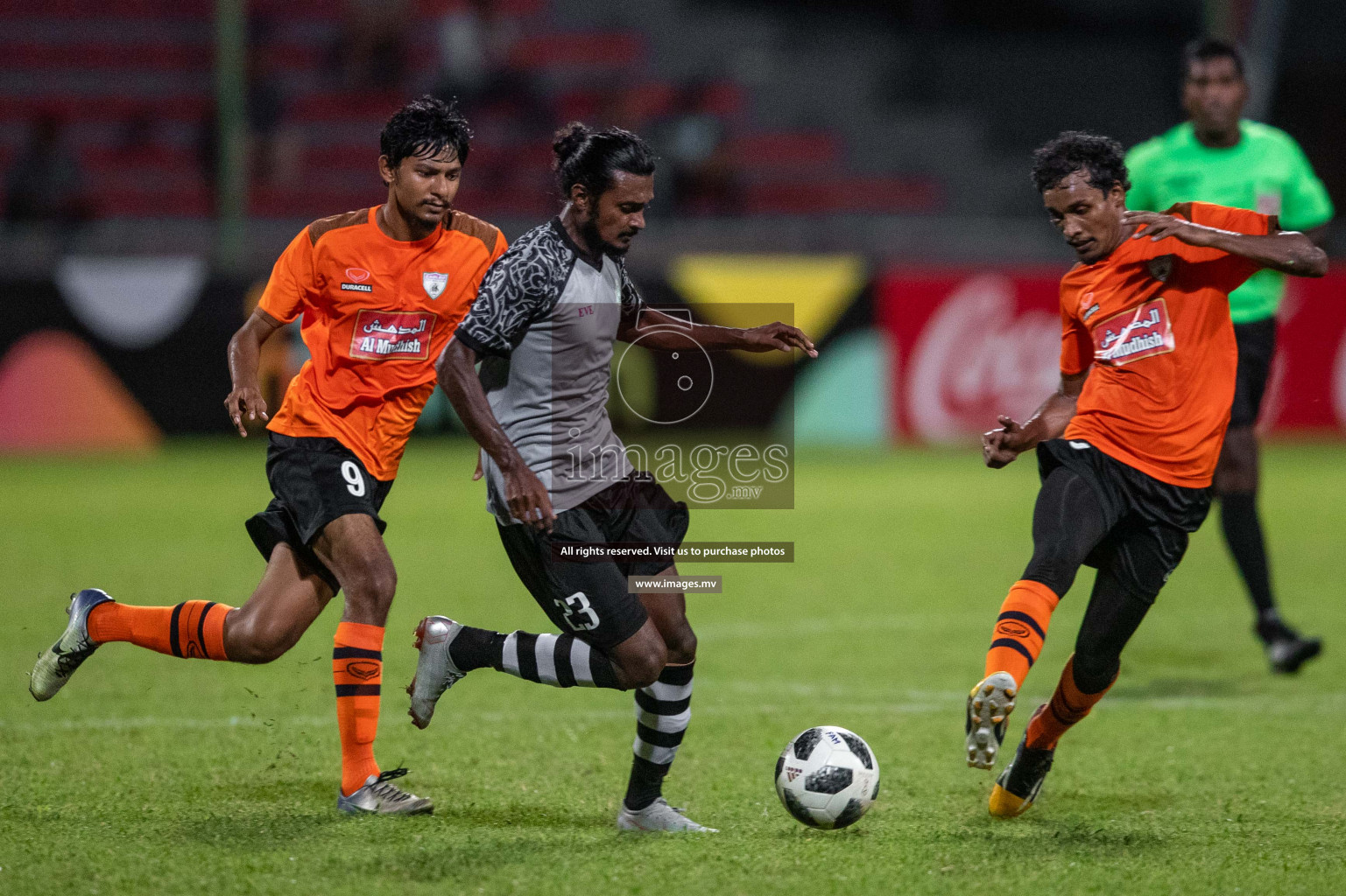 Club Eagles vs Club Green Streets in Dhiraagu Dhivehi Premier League 2019 held in Male', Maldives on 24th June 2019 Photos: Shuadh Abdul Sattar/images.mv