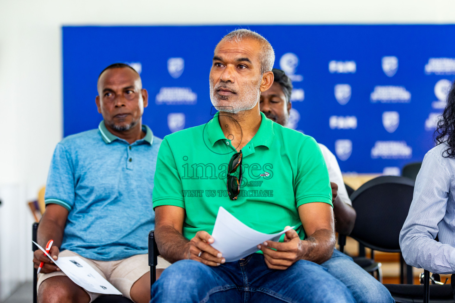 Draw Ceremony of FAM Youth Championship held in Male, Maldives, on Monday, 3rd June 2024 Photos: Nausham Waheed / images.mv