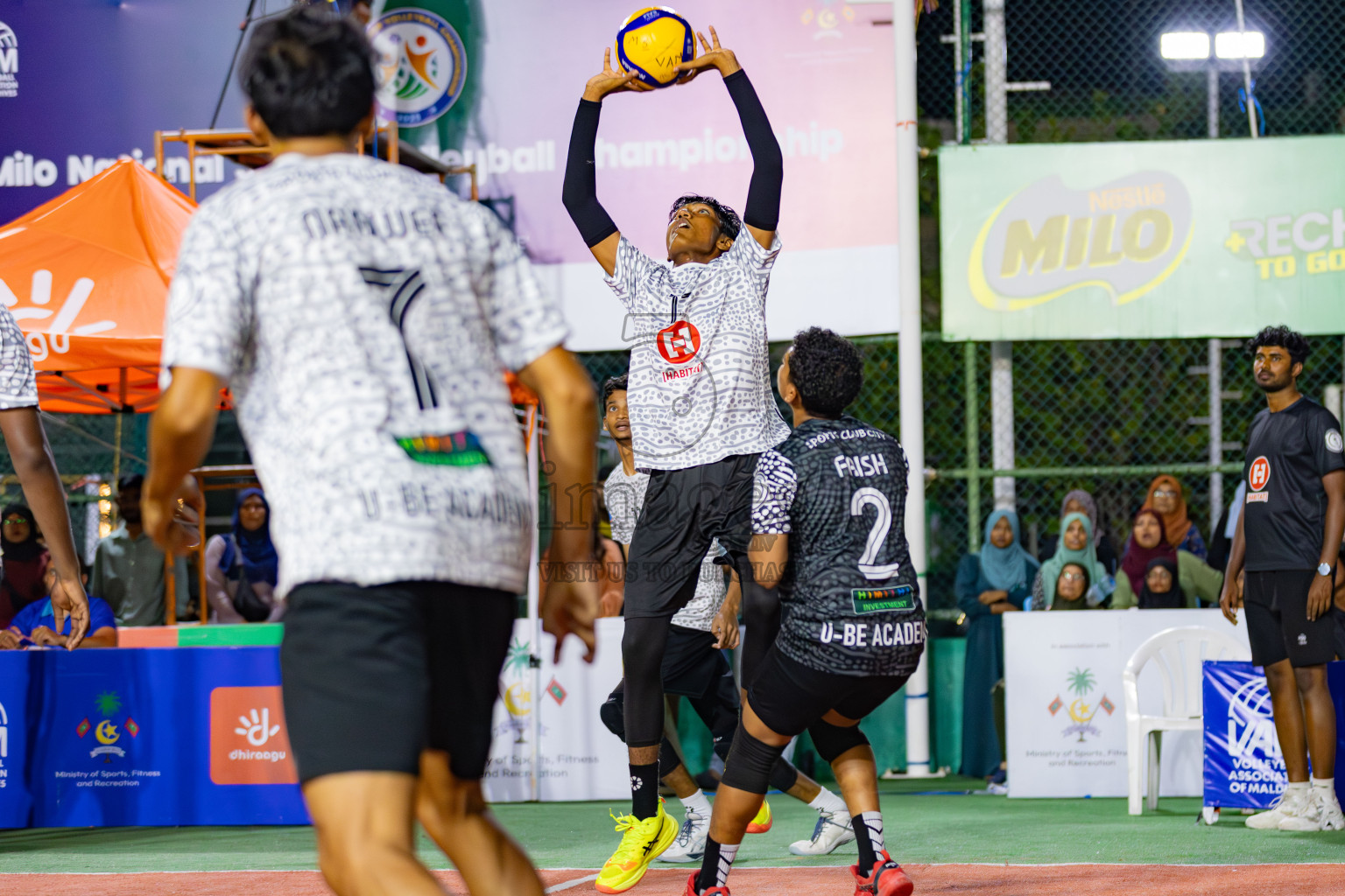 Semi Finals of Milo National Junior Volleyball Championship 2025 Day 5 was held on Thursday, 27th November 2025 at Ekuveni Turf Court Male', Maldives. Photos: Areef Adam / images.mv
