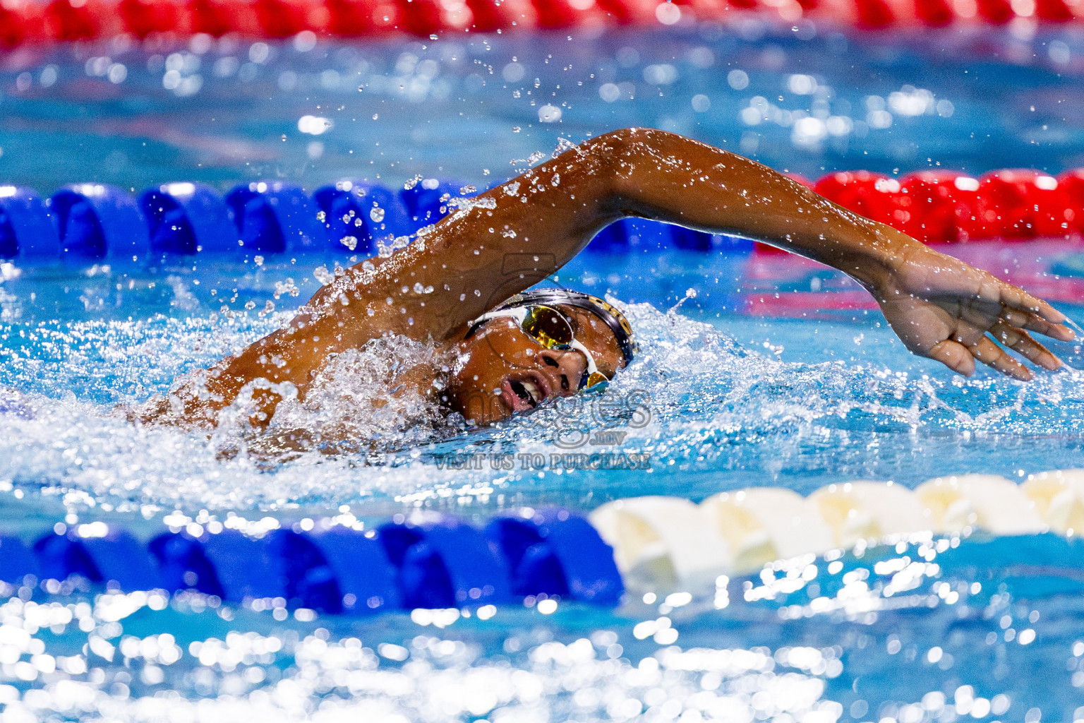 Day 3 of National Swimming Competition 2024 held in Hulhumale', Maldives on Sunday, 15th December 2024. Photos: Nausham Waheed/ images.mv