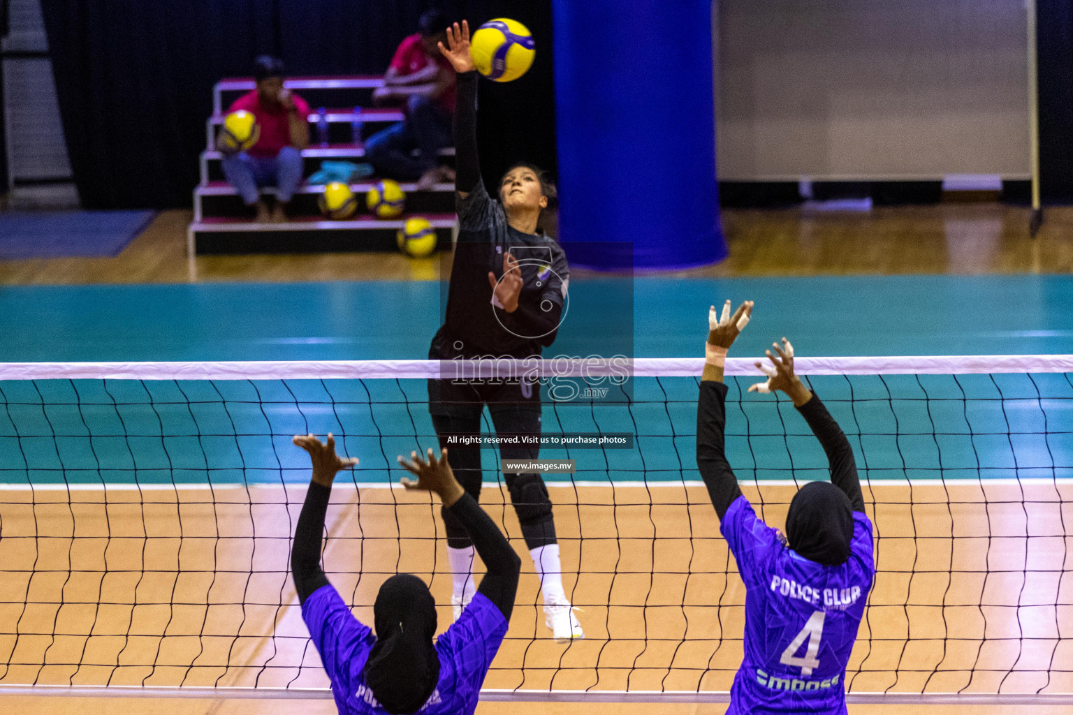 Volleyball Association Cup 2022-Women's Division-Match Day 5 was held in Male', Maldives on Friday, 27th May 2022 at Social Center Indoor Hall Photos By: Ismail Thoriq/images.mv