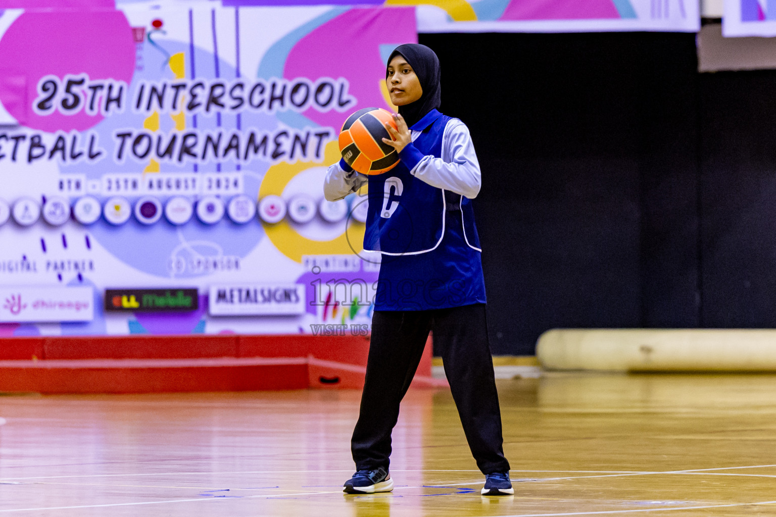 Day 10 of 25th Inter-School Netball Tournament was held in Social Center at Male', Maldives on Tuesday, 20th August 2024. Photos: Nausham Waheed / images.mv