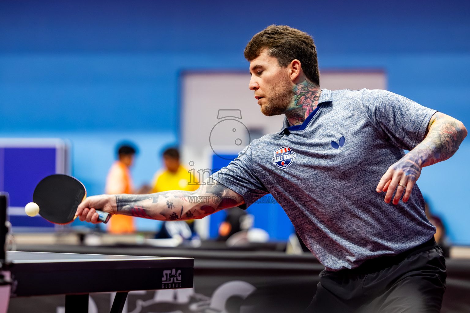 Day 1 of 1st Thoddoo Masters Table Tennis Tournament was held on Thursday, 21st August 2025 in AA Thoddoo, Maldives. Photos: Nausham Waheed / images.mv