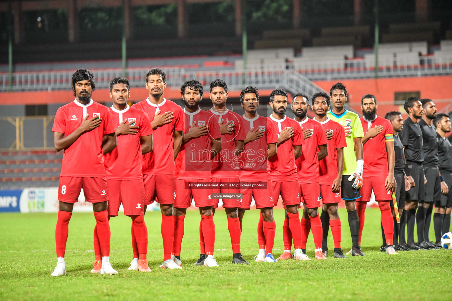 Maldives vs Bangladesh Friendly Match 24 Mar 2022 at Galolhu Rasmee Stadium Malé photos by Nausham Waheed