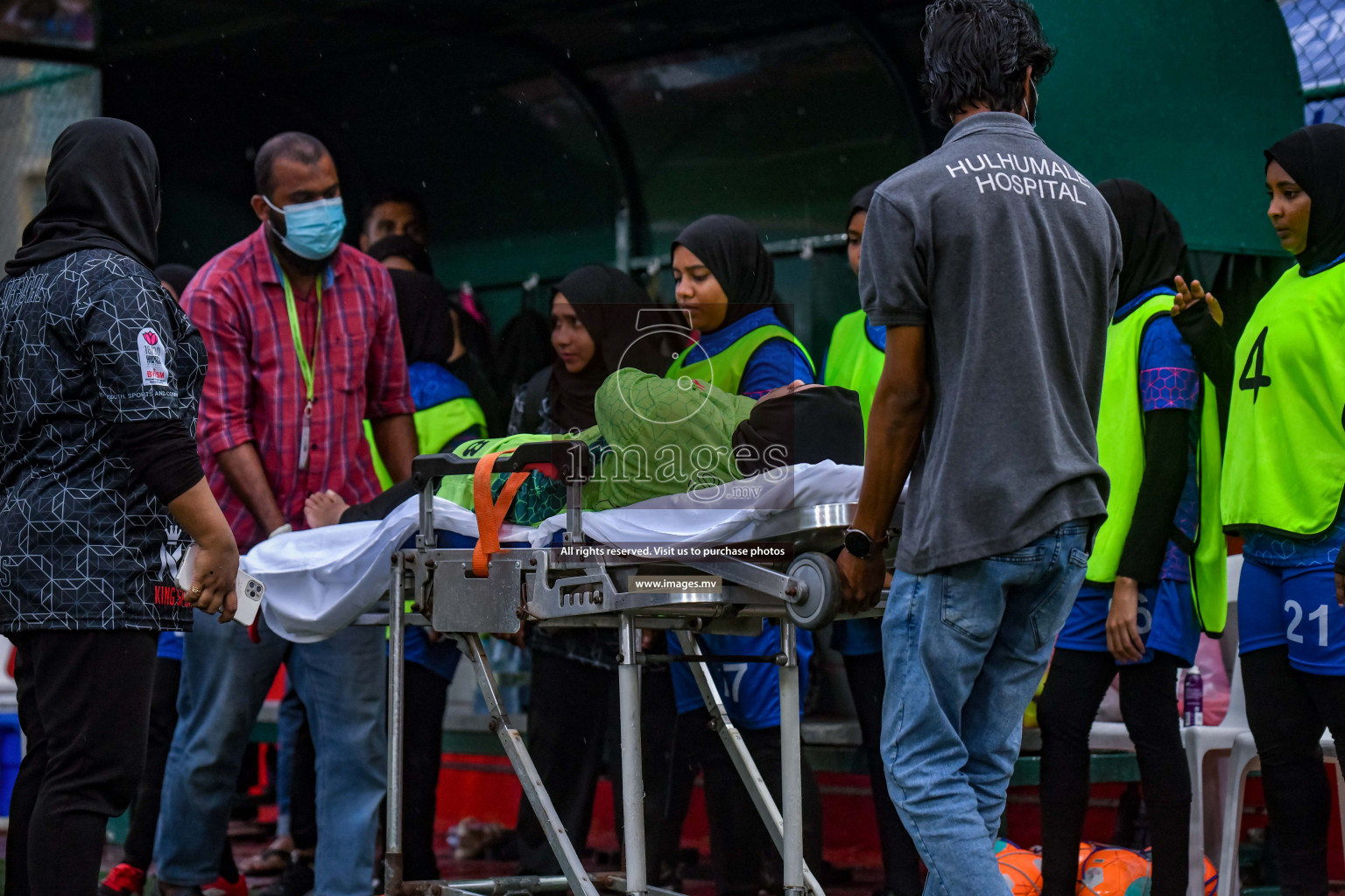 DSC vs Club MYS in Eighteen Thirty Women's Futsal Fiesta 2022 was held in Hulhumale', Maldives on Friday, 14th October 2022. Photos: Nausham Waheed / images.mv