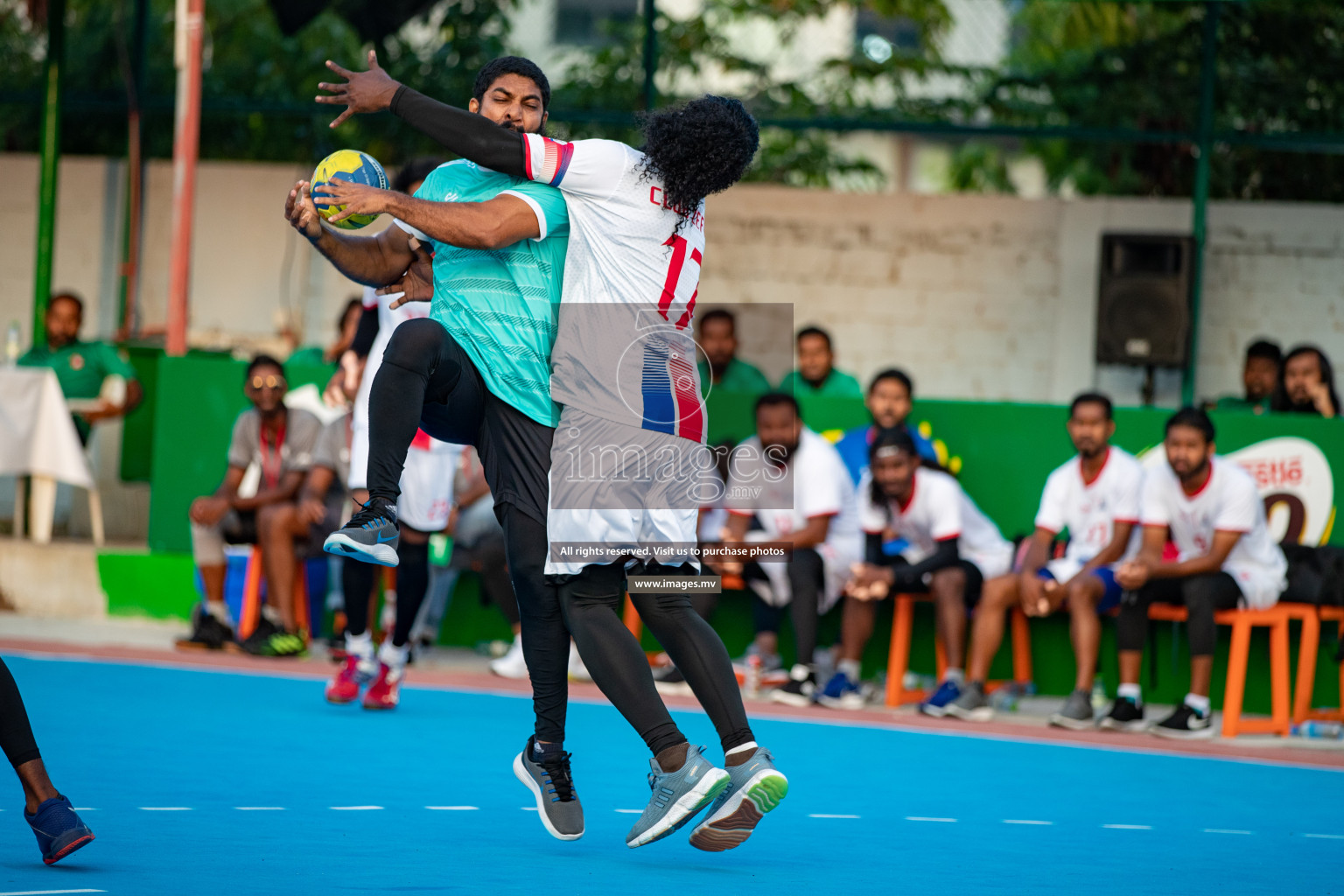 Milo 8th National Handball Tournament Day 4, 18th December 2021, at Handball Ground, Male', Maldives. Photos by Hassan Simah