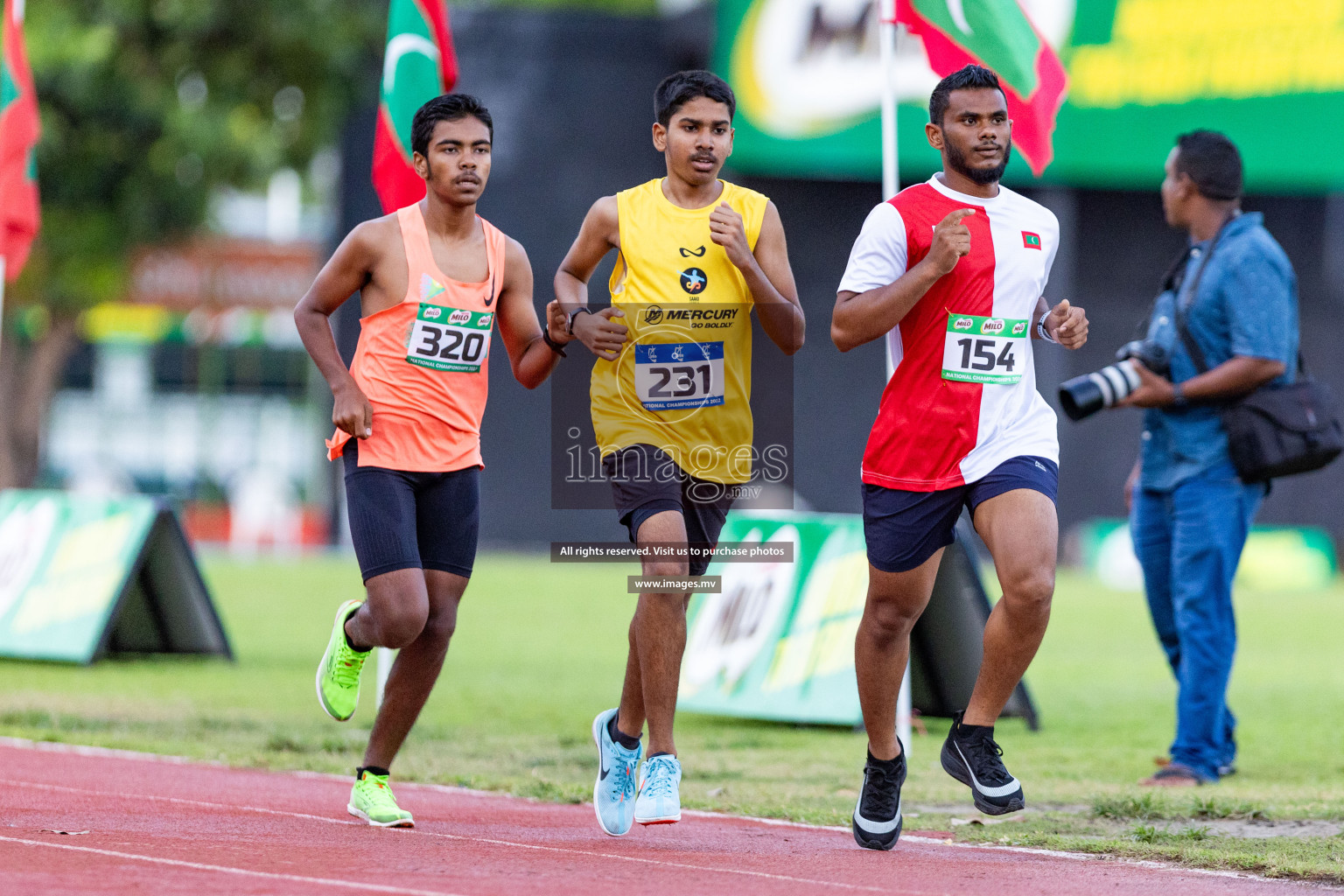 Day 1 of National Athletics Championship 2023 was held in Ekuveni Track at Male', Maldives on Thursday 23rd November 2023. Photos: Nausham Waheed / images.mv