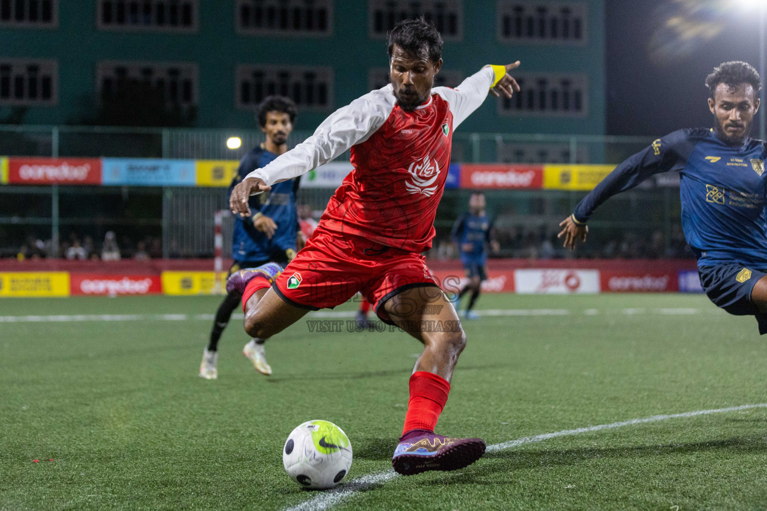 TH Guraidhoo  vs TH Madifushi in Day 3 of Golden Futsal Challenge 2024 was held on Wednesday, 17th January 2024, in Hulhumale', Maldives Photos: Nausham Waheed / images.mv