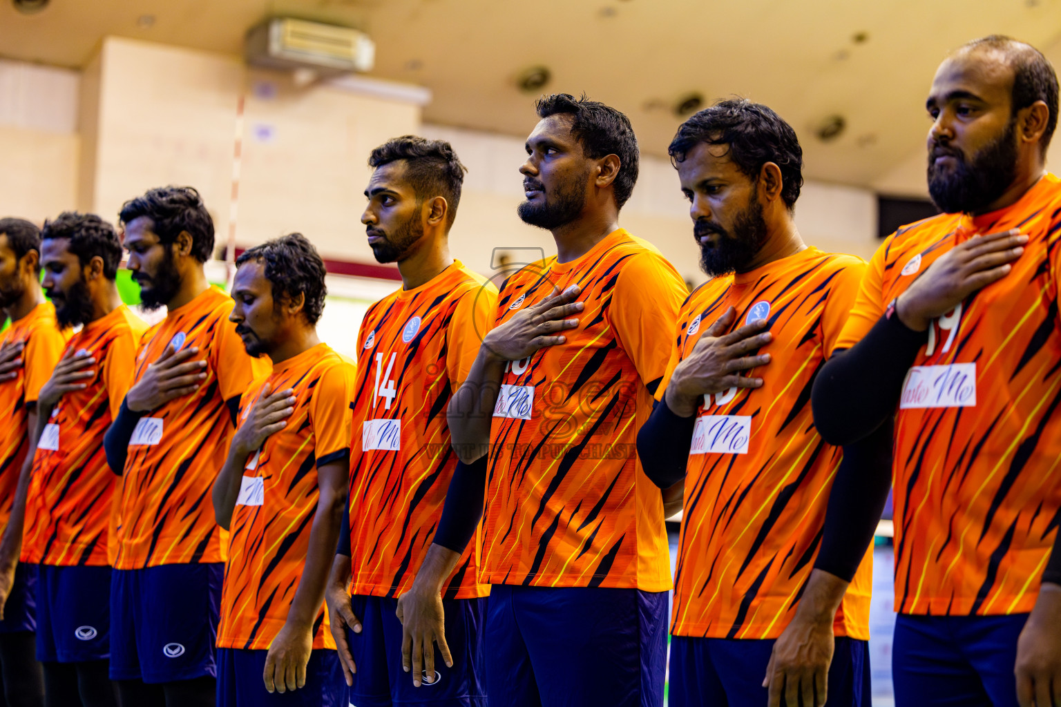 Day 1 of MILO VAM Cup 2024 Men's Division was held in Social Center Indoor Hall on Monday, 28th October 2024. Photos: Nausham Waheed / images.mv