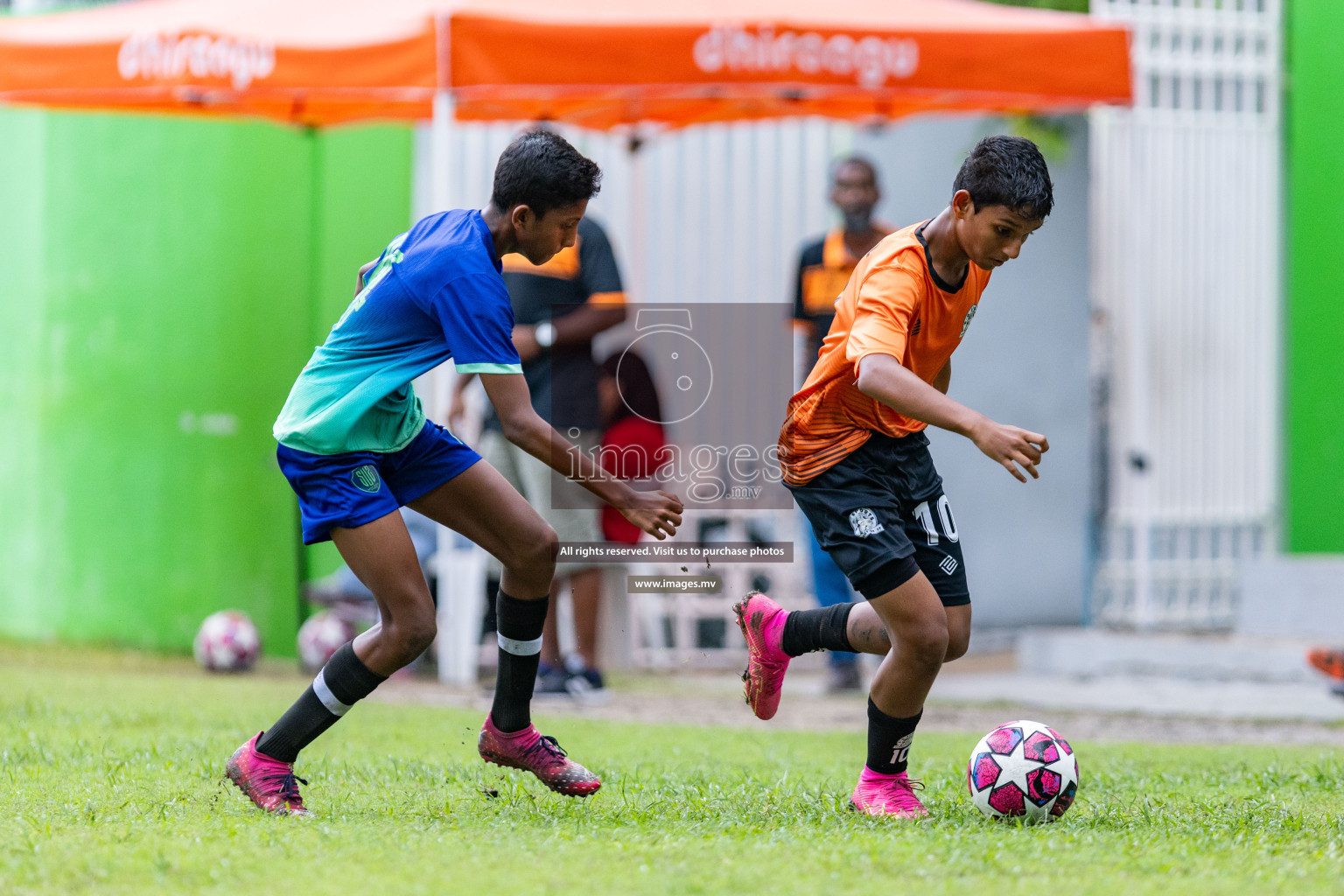 Day 2 of MILO Academy Championship 2023 (u14) was held in Henveyru Stadium Male', Maldives on 4th November 2023. Photos: Nausham Waheed / images.mv