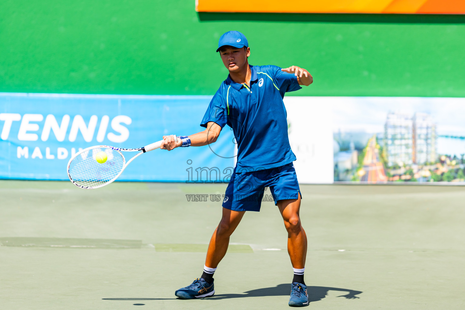 Day 1 of ATF Maldives Junior Open Tennis was held in Male' Tennis Court, Male', Maldives on Monday, 9th December 2024. Photos: Nausham Waheed / images.mv