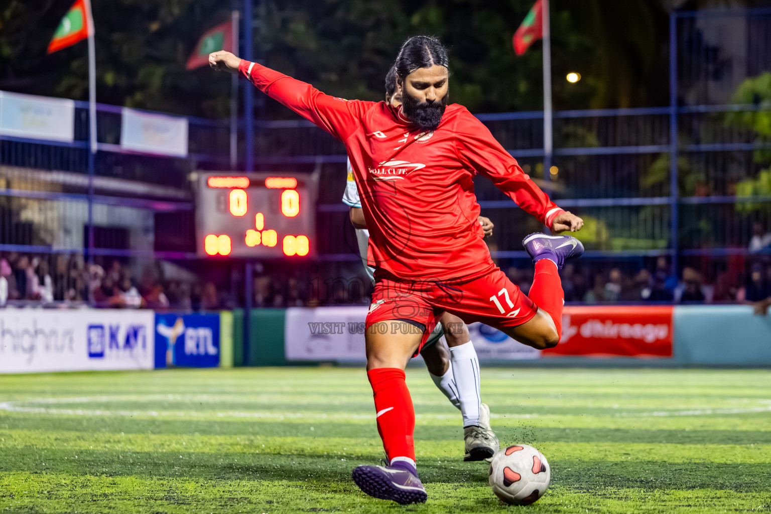 Kamadhoo vs Goidhoo in Day 3 of Better in Baa Futsal Fiesta 2025 Men's division held in B. Eydhafushi, Maldives on Friday, 7th November 2025. Photos: Nausham Waheed / images.mv