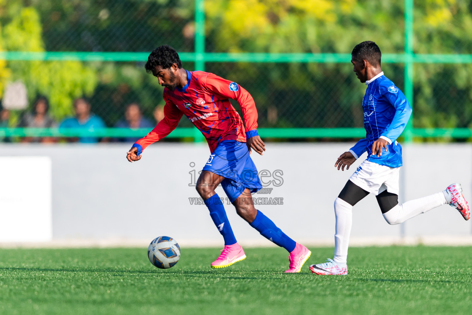 Chester Academy vs Baburu SC from Manadhoo Council Cup 2024 in N Manadhoo Maldives on Tuesday, 20th February 2023. Photos: Nausham Waheed / images.mv