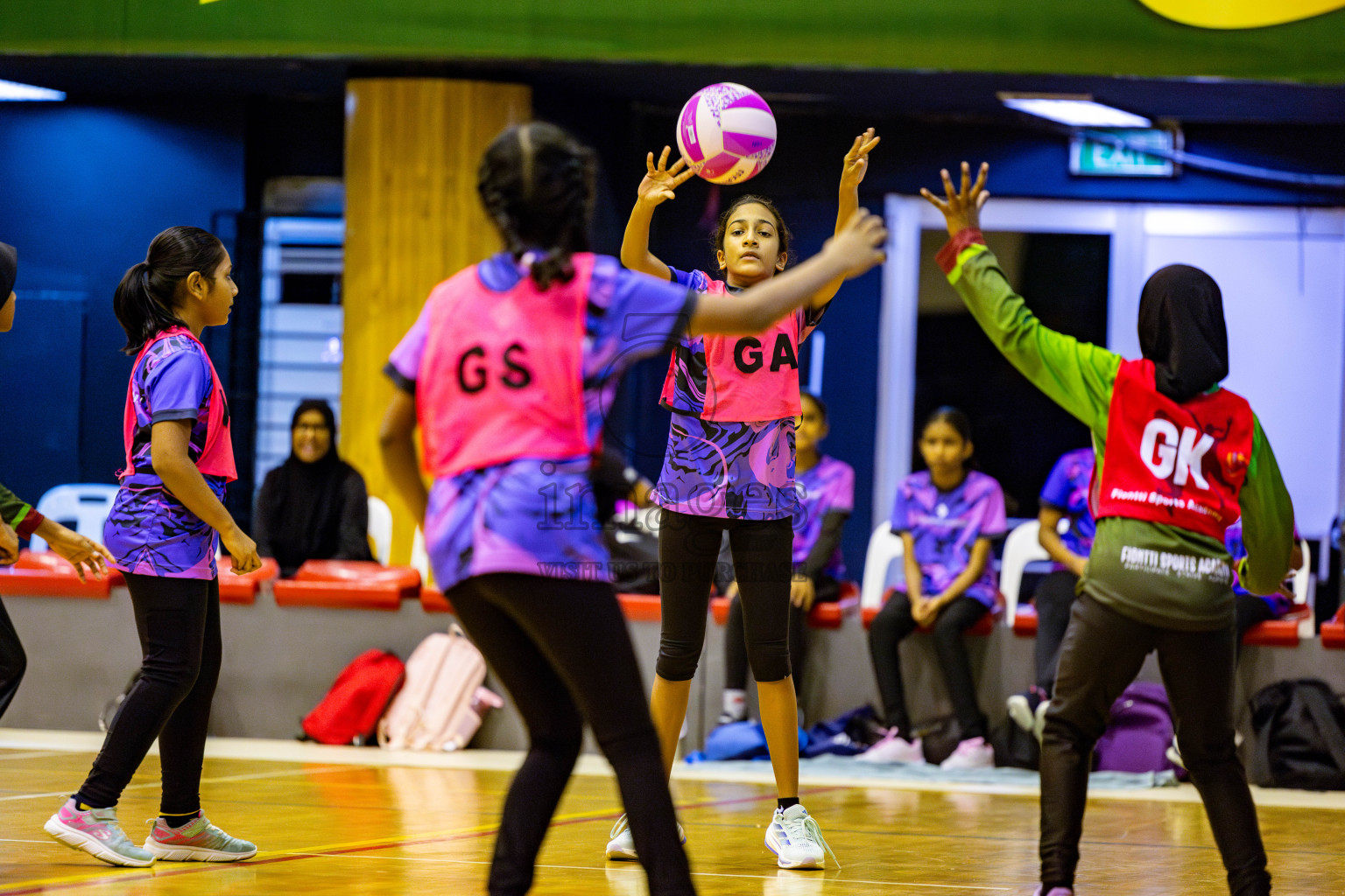 Netgen A vs N Sports Academy A in Day 3 of 3rd Netball Junior Championship, held at Social Center on Tuesday, 21st January 2025 . Photos: Nausham Waheed / images.mv